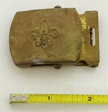 VINTAGE Boy Scouts Brass Belt Buckle Official BSA Boy Scouts of America