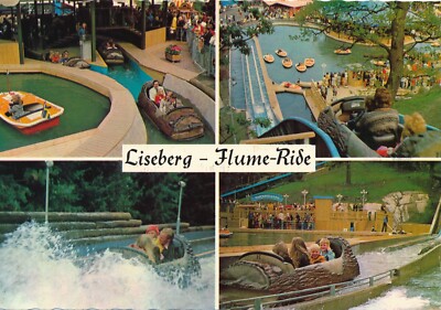 AK GÖTEBORG - LISEBERG - FLUME-RIDE - SCHWEDEN UNGELAUFEN!