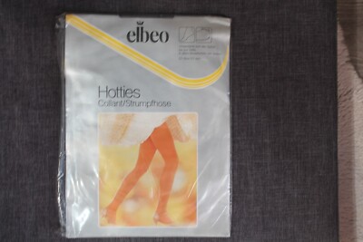 Vintage ELBEO Hotties Strumpfhose unverstärkt Gr. 42 Khaki 20 den Neu OVP