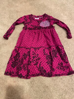 Girls Studded Flower Dress - Size 2-3
