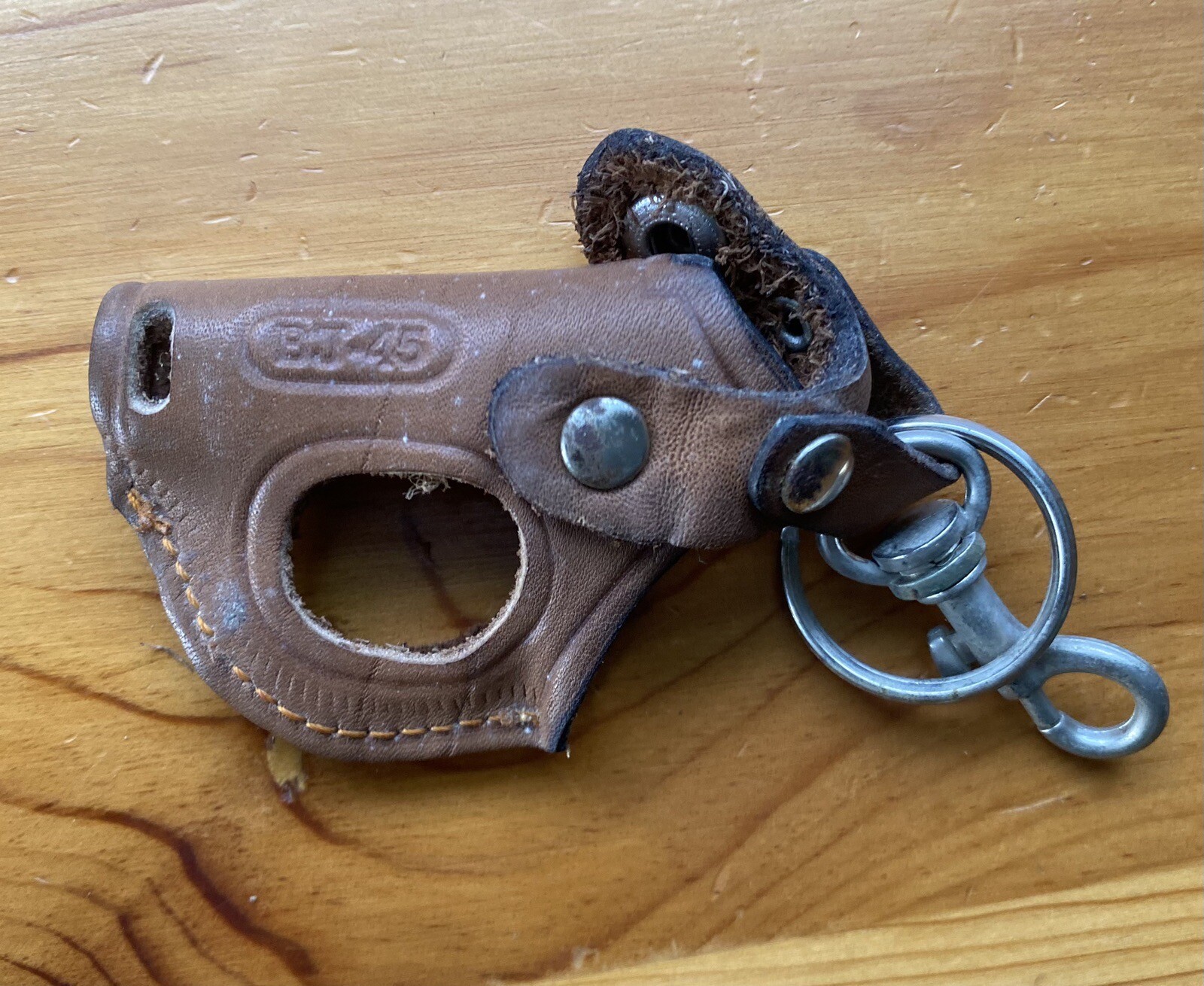 NEW VINTAGE 1980&rsquo;s Mini BJ45 Beretta Pistol Gun Lighter w/Holster Keychain