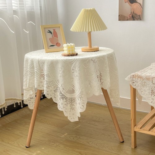 Solid Color Dinning Tables Cover Square Tea Table Cloth Tablecloth Home Decor - Picture 5 of 11