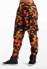 Balera Dance Wear Pants Youth Medium Size: MC Orange Black Camo