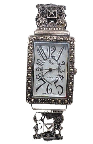 Colleen Lopez Heart and Pearl Silverplated Watch | eBay display picture 3