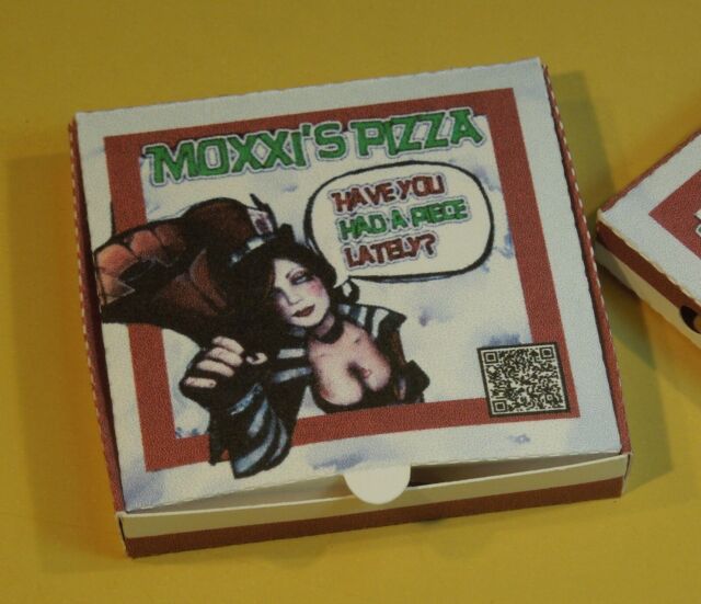 Download 1 Unfolded Moxxi's Pizza Box for 7 inch Action Figures from Borderlands | eBay