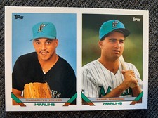 1993 Topps #599 Daniel Robinson Clemente Nunez Florida Marlins Future Stars NmMt