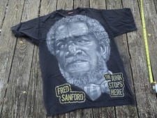Vtg BEZ Fred Sanford The Junk Stops Here Redd Fox 2XL Faded Fader Rap T-shirt