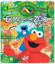 Sesame Street: Elmo at the Zoo (Open Door Book) - Board book - ACCEPTABLE