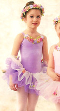 Child XS PETAL PIXIE Dance Tutu Costume w/ Wreath Headdress