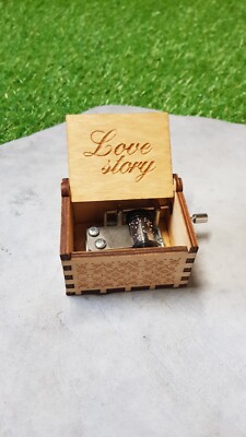 Love Story Wooden Music Box - Customizable