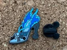 D6(10)  PIN 'S DISNEY MOVIE CINEMA  SHOE HIGH HEELS VILLAIN S  HADES 100% REAL