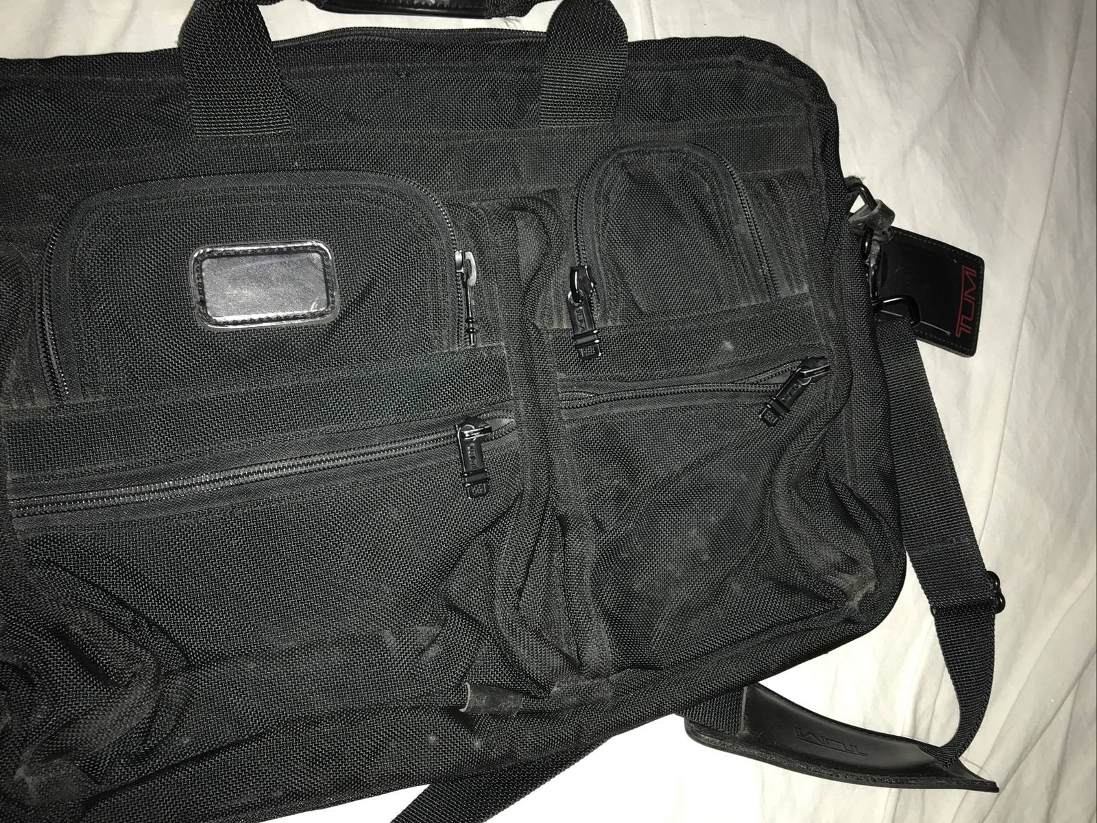 TUMI Alpha Large Expandable Briefcase Laptop Bag Ball… Gem