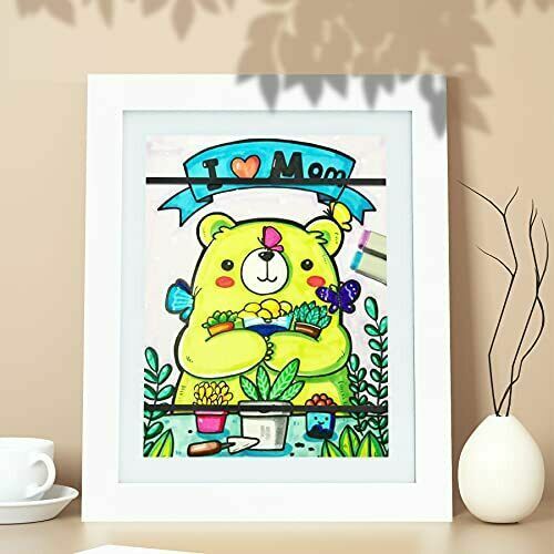 Set of 4. 10x12.5 Kids Art Frames Front-Opening for Children Drawings Artworks - Picture 7 of 8