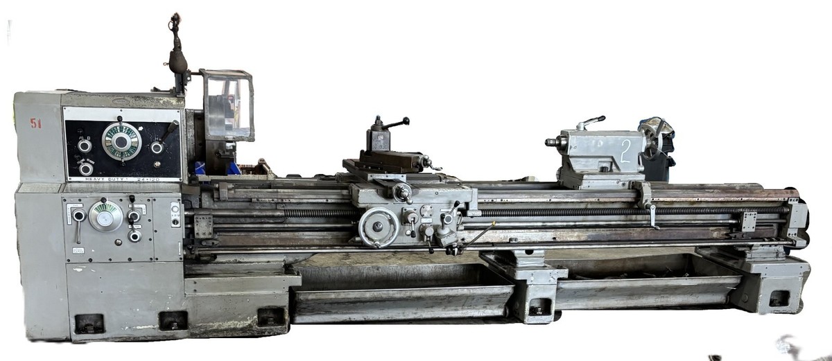GAP BED ENGINE LATHE 24X120 SWING SIZE 24