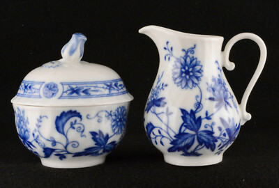 Kaiser Versailles Blue Onion Creamer & Covered Sugar---Volume Pricing