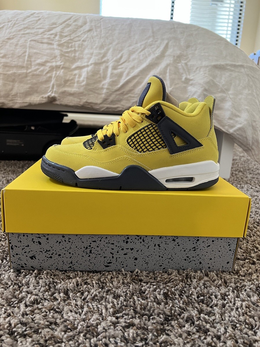 Jordan 4 Retro GS Tour Yellow 2021 - 408452700 | eBay Jordan 4 Retro GS Tour Yellow 2021 - 408452700 | eBay
