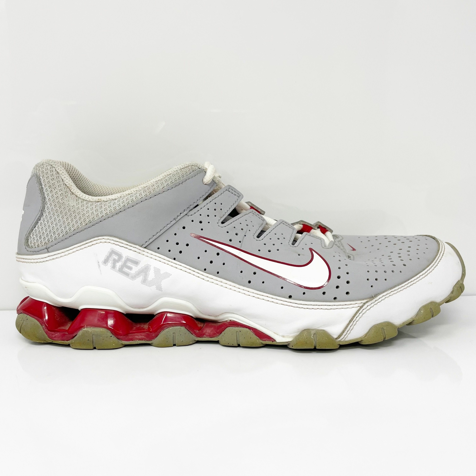 Nike Reax 8 TR Wolf Grey Gym Red for 