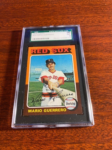 1975 Topps #152 Mario Guerrero. SGC 96 MINT | eBay