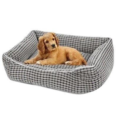 DOOPO Dog Bed for Small Medium Dogs and Cats,Machine Washable Soft Sleeping Pet