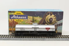 HO Athearn Blue Box 1571 Single Dome Tank Car Conoco CONX 617 Silver RTR