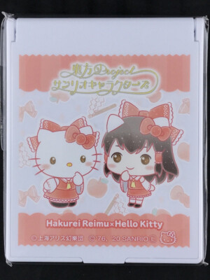 Touhou Project x Sanrio Reimu Hakurei & Hello Kitty Folding Mirror EIKOH New