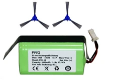 Battery for Eufy RoboVac 11/11S/11S Max/12/15C/15T/15C Max/30/30C with 2 Brushes