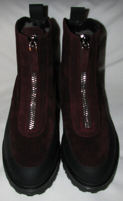 Ron White Suede Winter Boots w/Built-In Ice Spike Bottom Made In Italy 5.5 BNIB