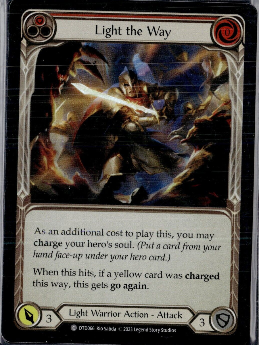 flesh and blood tcg card prices Light The Way DTD066 Foil Red Flesh and Blood TCG FAB TCG