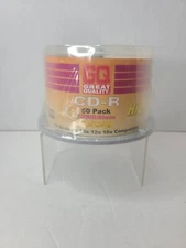 Great Quality CD-R 50 Pack 16x 700MB 80 Minutes Hugh Speed SEALED