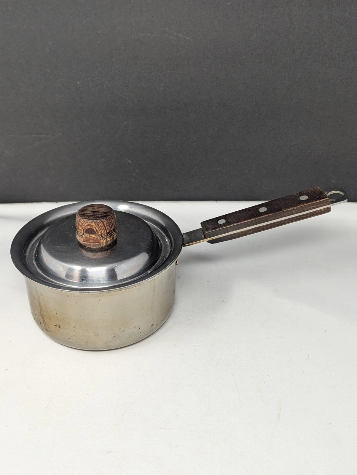Vtg Sears Range Craft 1 Qt Sauce Pan w/Lid 6" Diameter 252-5053 Stainless Steel