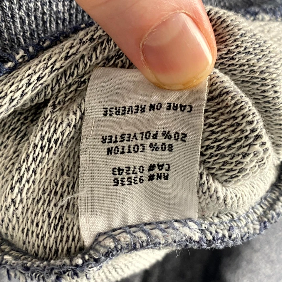 Suéter Marc Ecko Corte y Costura Para Hombres XL Gris Algodón Manga Larga Con Capucha Botón Frontal Foto 4 de 4