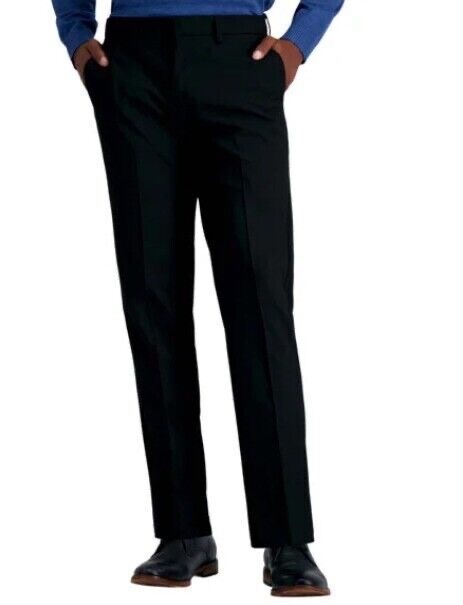 slim fit dress slacks Haggar Premium Stretch Dress Pants in Oatmeal