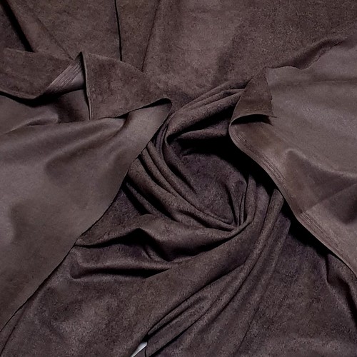 HEAVY JACKET GRADE FAUX SUEDE LEATHER LIKE FABRIC CLOTH CAR UPHOLSTERY SOFA 60"W - Picture 75 of 552