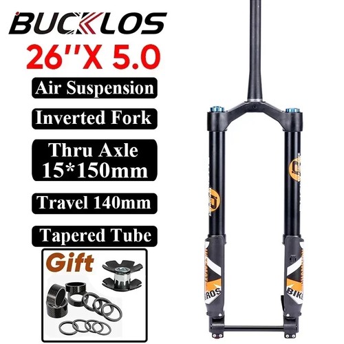 Inverted Air Suspension Fork 20/26In 15*150mm Thru Axle Travel 140mm Bike Parts - Picture 8 of 21