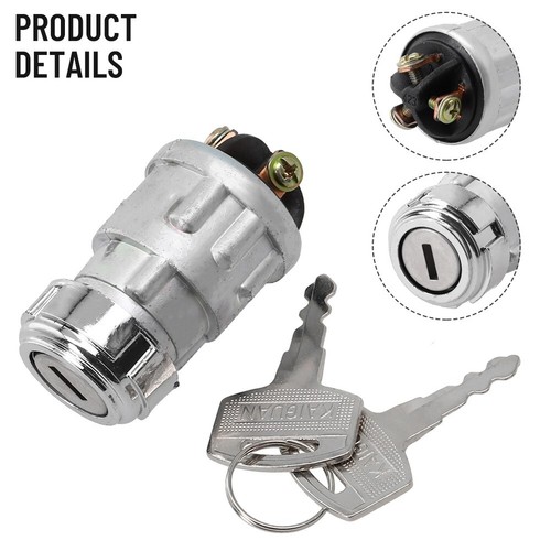 Universal Car Boat Motorcycle Ignition Starter Switch 3 Position W/ 2 Key