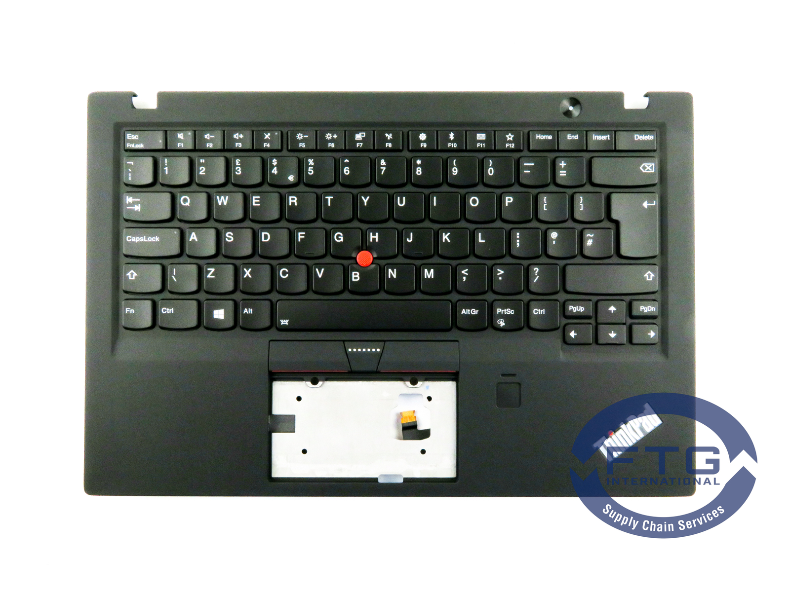 01LV348 MECH_ASM KBD Bezel GB FPR NFC BK CHY | eBay 