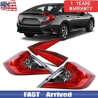 Set Tail Light For 2016 2017 2018-2021 Honda Civic 4-Door Sedan Tail Light Lamp