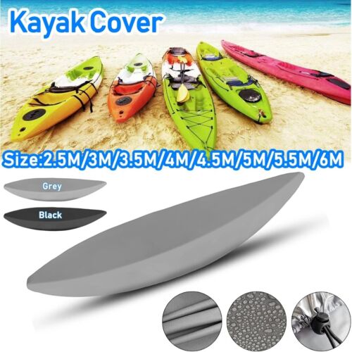 Kayak Cover Canoe Boat Waterproof UV Rain Sun Shield Dust Resistant Protective  - Picture 1 of 10