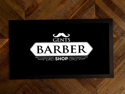 Artylicious Barber Shop Bar Läufer Matte Aus Gummi Schwarz Theke