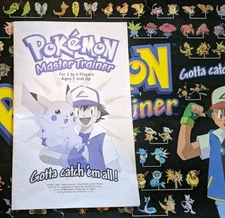 Pokémon Master Trainer Game - Instructions Only - Excellent Quality Color Copy