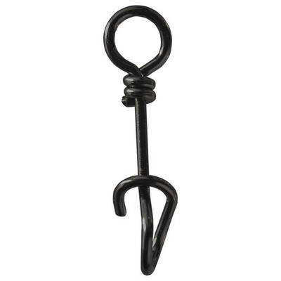 BKK Fast Spiral Snap 32 Carabiner Black Quick Change Stainless Steel Bait Change