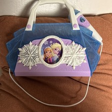 Disney Karaoke Sing Along Frozen Anna Elsa Light Up Boombox Microphone Tested
