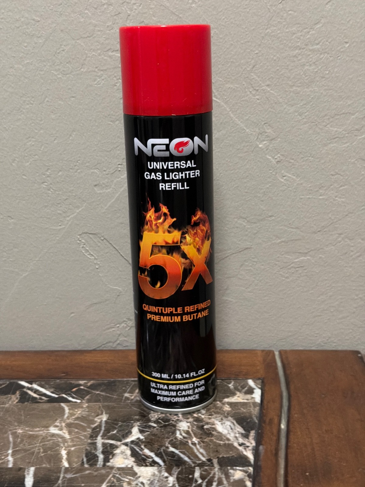 NEON Butane 5x Refill 300ml Butane Gas For Lighters & Torches 10.14 oZ