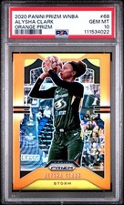 2020 Panini Prizm Wnba #68 Alysha Clark Orange /65 PSA 10