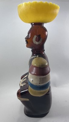 RUM OLD OAK LIMBO DRUMMER BOTTLE - 1970s TRINIDAD WEST INDIES - EMPTY