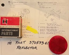 4 Nos Ih International Harvester Truck Pickup Vintage Part 370533c1 Reflector