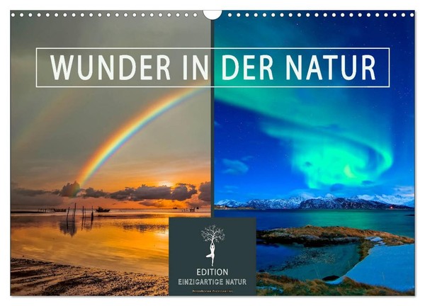"Calendar 2027 · US Version · Miracles In Nature (Wall Calendar 2027 17\" × 12\" La"-image