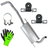 Auspuff Endtopf FüR VW Polo 3 III 6N Lupo 1 I 1.0 1.3 1.4 1.6