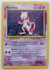 Mewtwo Pokemon Card Holo WOTC 10/102 Base Set Rare Vintage 1999 Original MP