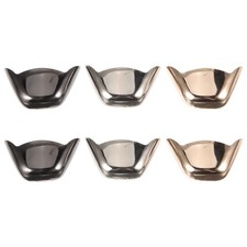 3 Pairs Square Toe Caps High Heel Tip Covers Metal Shoes Pointed Protector